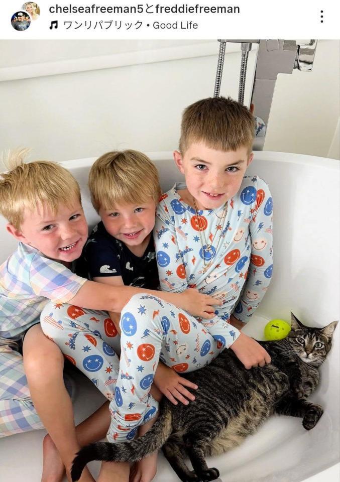 　フリーマンのインスタグラム（ｆｒｅｄｄｉｅｆｒｅｅｍａｎ）より