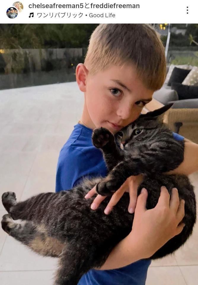 　フリーマンのインスタグラム（ｆｒｅｄｄｉｅｆｒｅｅｍａｎ）より