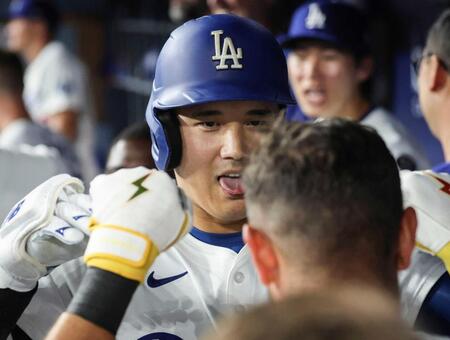 大谷翔平　２戦連発！シュワバーの前で５１号　残り１０試合ラストスパート　３年連続ナＭＶＰへロバーツ監督「疑いの余地ない」