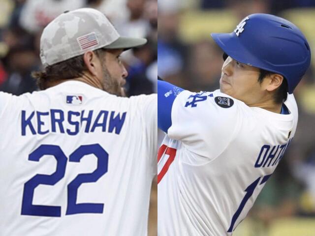 ドジャース クレイトン・カーショー 22 直筆サインボール 大谷翔平