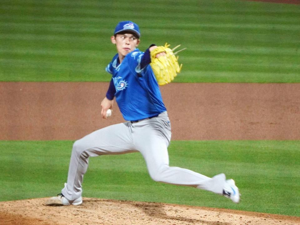 　マイナー３Ａで初めて救援登板したドジャース・佐々木（共同）