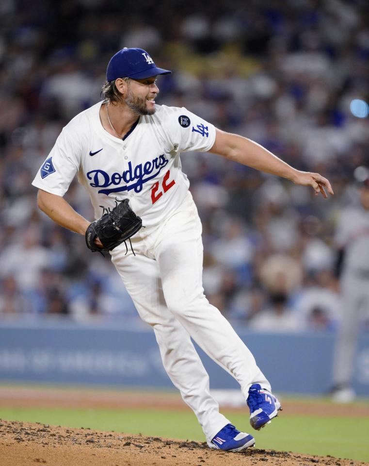 　先発したカーショー（共同）