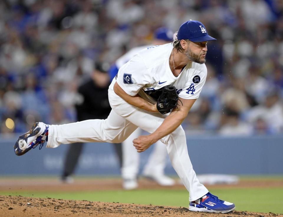 　先発したカーショー（共同）