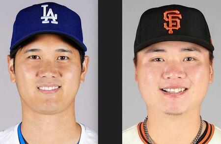 　大谷（左）と鄧愷威