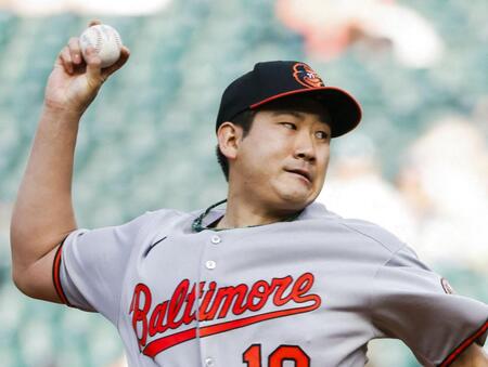 オリオールズ・菅野智之は３回４失点ＫＯ　２発に沈む　初回はスタンドに先制３ラン、三回はジャッジに４９号ソロ被弾