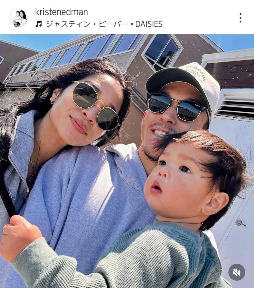 　クリステン・エドマンさんのインスタグラム（ｋｒｉｓｔｅｎｅｄｍａｎ）より