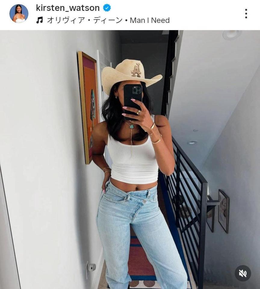 　キアステン・ワトソンさんのインスタグラム（ｋｉｒｓｔｅｎ＿ｗａｔｓｏｎ）より
