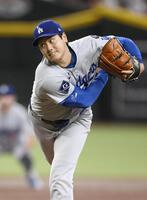 　先発登板した大谷（共同）