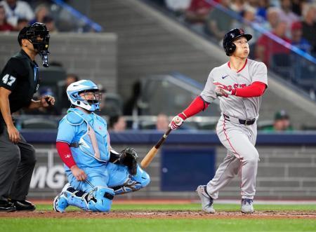 レッドソックス吉田が３号ソロ　大谷は三塁打、菊池１失点