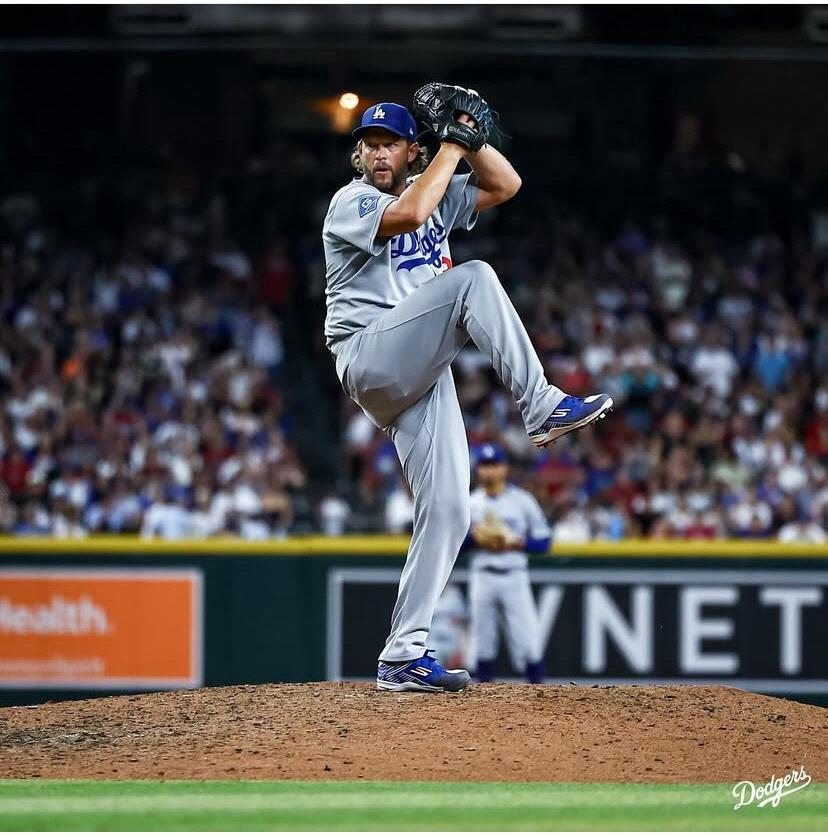 　９回に６年ぶりとなるリリーフ登板したカーショー（ロサンゼルス・ドジャース提供）