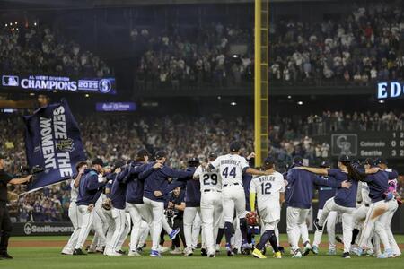 マリナーズ地区Vにイチロー氏喜び 「仲間が心から喜んでいる姿がとにかくうれしい」