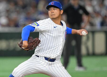 カブス守備で珍事　スワンソンが遊邪飛を捕球後に体ごとスタンドへ　三塁走者の生還が認められ今永が先制失点