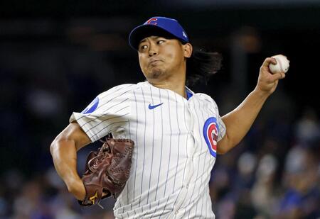 　メッツ戦に先発した今永（共同）