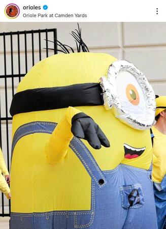 　オリオールズの球団公式インスタグラム（ｏｒｉｏｌｅｓ）より