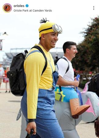 　オリオールズの球団公式インスタグラム（ｏｒｉｏｌｅｓ）より