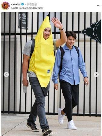 　オリオールズの球団公式インスタグラム（ｏｒｉｏｌｅｓ）より