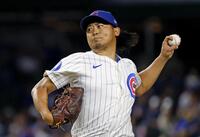 　メッツ戦に先発した今永（共同）