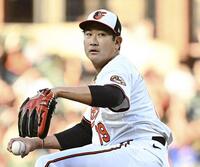 オリオールズ・菅野智之（提供・共同通信社）