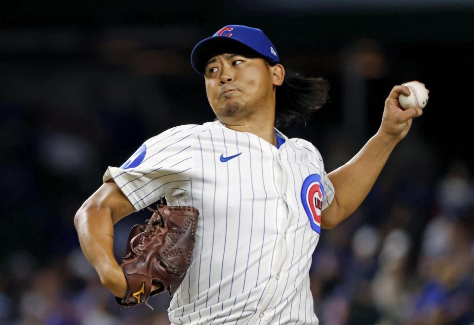 　メッツ戦に先発した今永（共同）