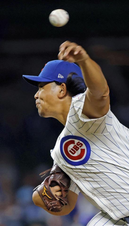 　メッツ戦に先発した今永（共同）