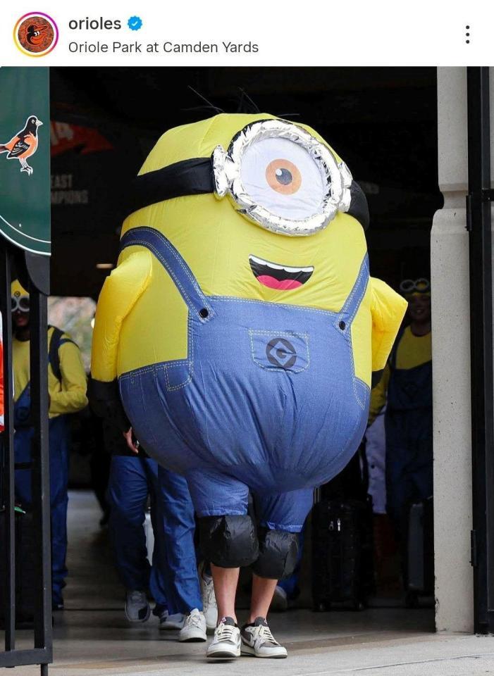 　オリオールズの球団公式インスタグラム（ｏｒｉｏｌｅｓ）より