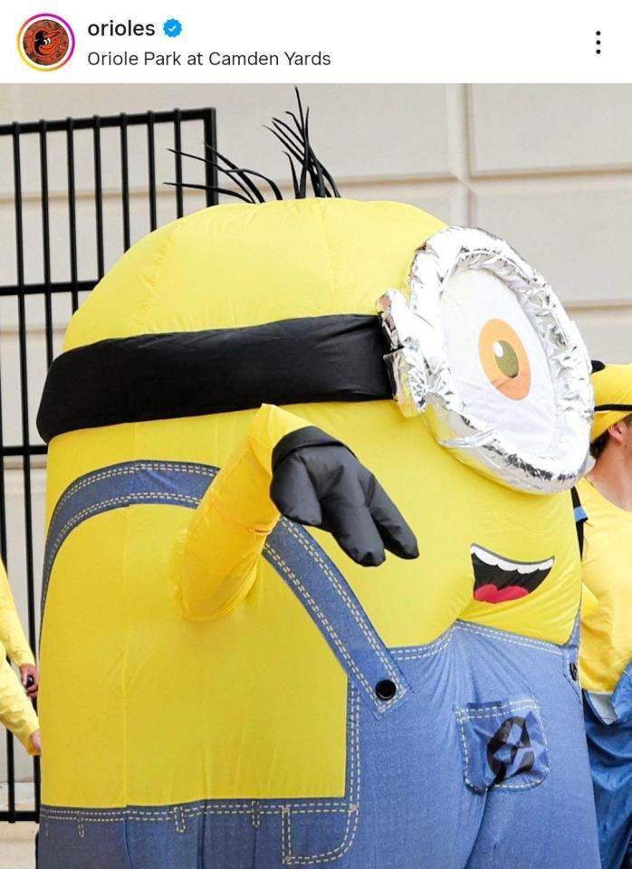 　オリオールズの球団公式インスタグラム（ｏｒｉｏｌｅｓ）より