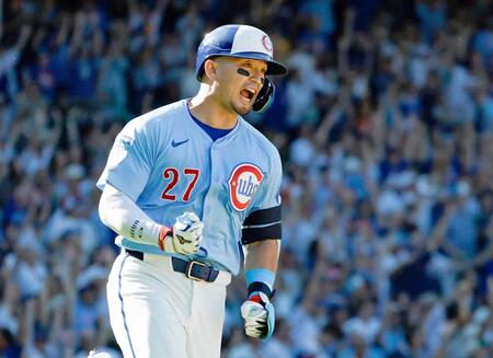 鈴木誠也　満弾で「３０号＆１００打点」達成　松井秀喜、大谷翔平に続く日本選手３人目　