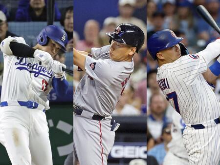 日本人メジャーリーガーの歴史的な１日　大谷翔平＆吉田正尚＆鈴木誠也が価値ある一打「祭りですね」「活躍が見れて最高」
