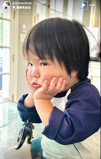 　エドマンの妻・クリステンさんのインスタグラム（ｋｒｉｓｔｅｎｅｄｍａｎ）より