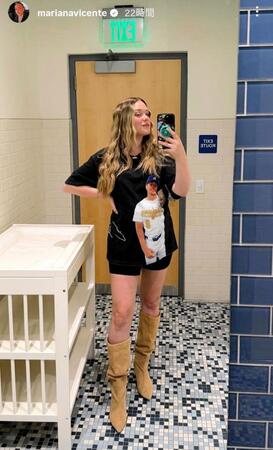 　キケ・ヘルナンデスの妻・マリアナさんのインスタグラム（ｍａｒｉａｎａｖｉｃｅｎｔｅ）より