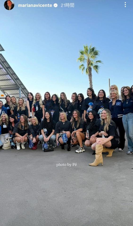 　キケ・ヘルナンデスの妻・マリアナさんのインスタグラム（ｍａｒｉａｎａｖｉｃｅｎｔｅ）より 