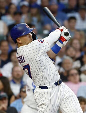 【動画】絶好調！ダル撃ちで先制パンチの起点となった鈴木誠也