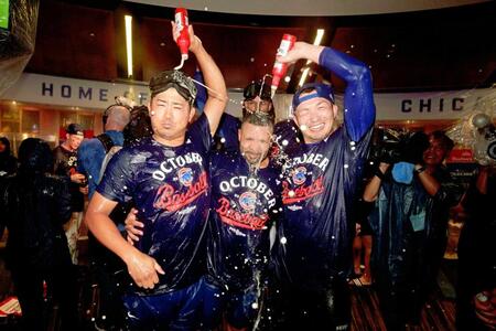 鈴木誠也　ダルビッシュ撃ちでＷＣＳ突破　尊敬する先輩から先制呼ぶ二塁打「一生忘れない」