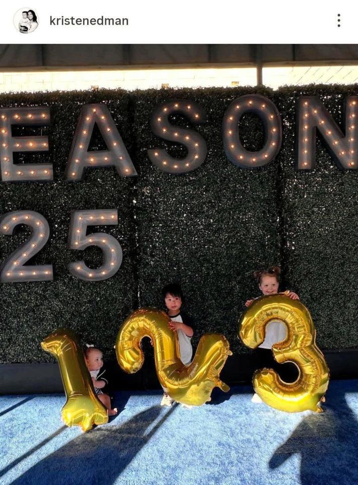 　左からレイトンちゃん、イーライ君、シャーロットチャン。クリステンさんのインスタグラム（ｋｒｉｓｔｅｎｅｄｍａｎ）より