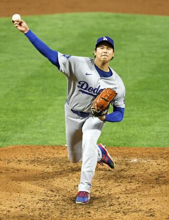 　先発した大谷（共同）