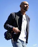 　球場入りするベッツ（ロサンゼルス・ドジャース提供）