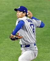 　先発した大谷（共同）