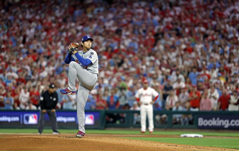 　先発した大谷（共同）