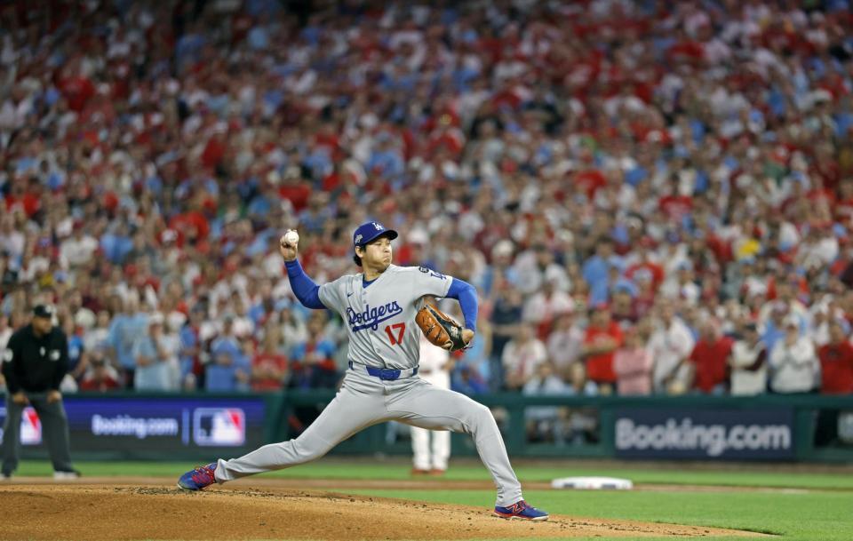 　先発した大谷（共同）