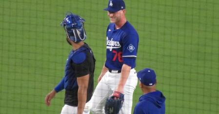 ドジャース、ブルペン再編キーマンか　登録外カスペリアスがライブＢＰで３Ｋ４人斬り好投　復調アピール　ロバーツ監督は拍手で称賛