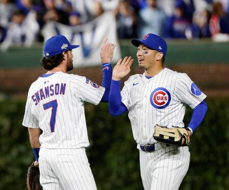 １敗もできないカブス　鈴木誠也が地区Ｓ初勝利に貢献「チーム一丸となってやっていければ」