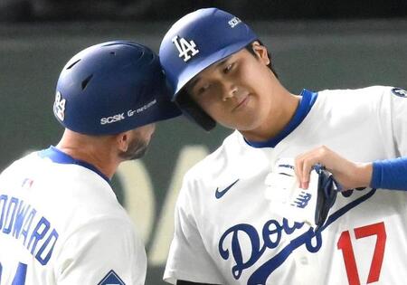【動画】相手の〝大谷シフト〟不発　大谷翔平　第２打席は失策で好機を拡大