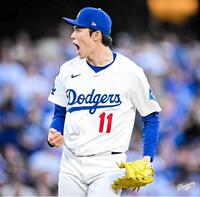 　３回を無安打無失点に抑えた佐々木（ロサンゼルス・ドジャース提供）