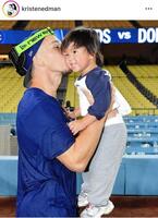 エドマンの妻クリステンさんのインスタグラム＠ｋｒｉｓｔｅｎｅｄｍａｎ（１０月３日付）より