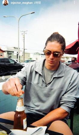 　グラスノーの婚約者・メーガンさんのインスタグラム（ｉｎｊｅｃｔｏｒ＿ｍｅｇｈａｎ）より