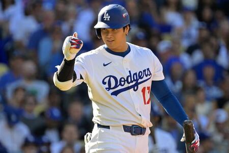 　先制の口火となる三塁打を放つなど優勝決定シリーズ突破王手に貢献した大谷（提供・Ｉｍａｇｎ／ロイター／アフロ）