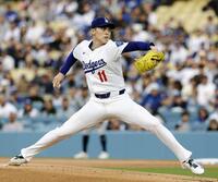 　ドジャース・佐々木朗希（提供・共同通信社）