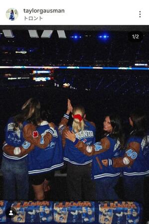 ガウスマンの妻、テイラーさんのインスタグラム（＠ｔａｙｌｏｒｇａｕｓｍａｎ）から