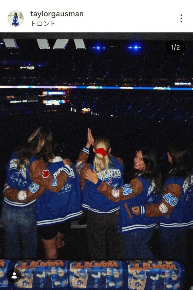 ガウスマンの妻、テイラーさんのインスタグラム（＠ｔａｙｌｏｒｇａｕｓｍａｎ）から