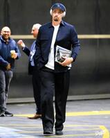 　球場入りしたスネル（ロサンゼルス・ドジャース提供）